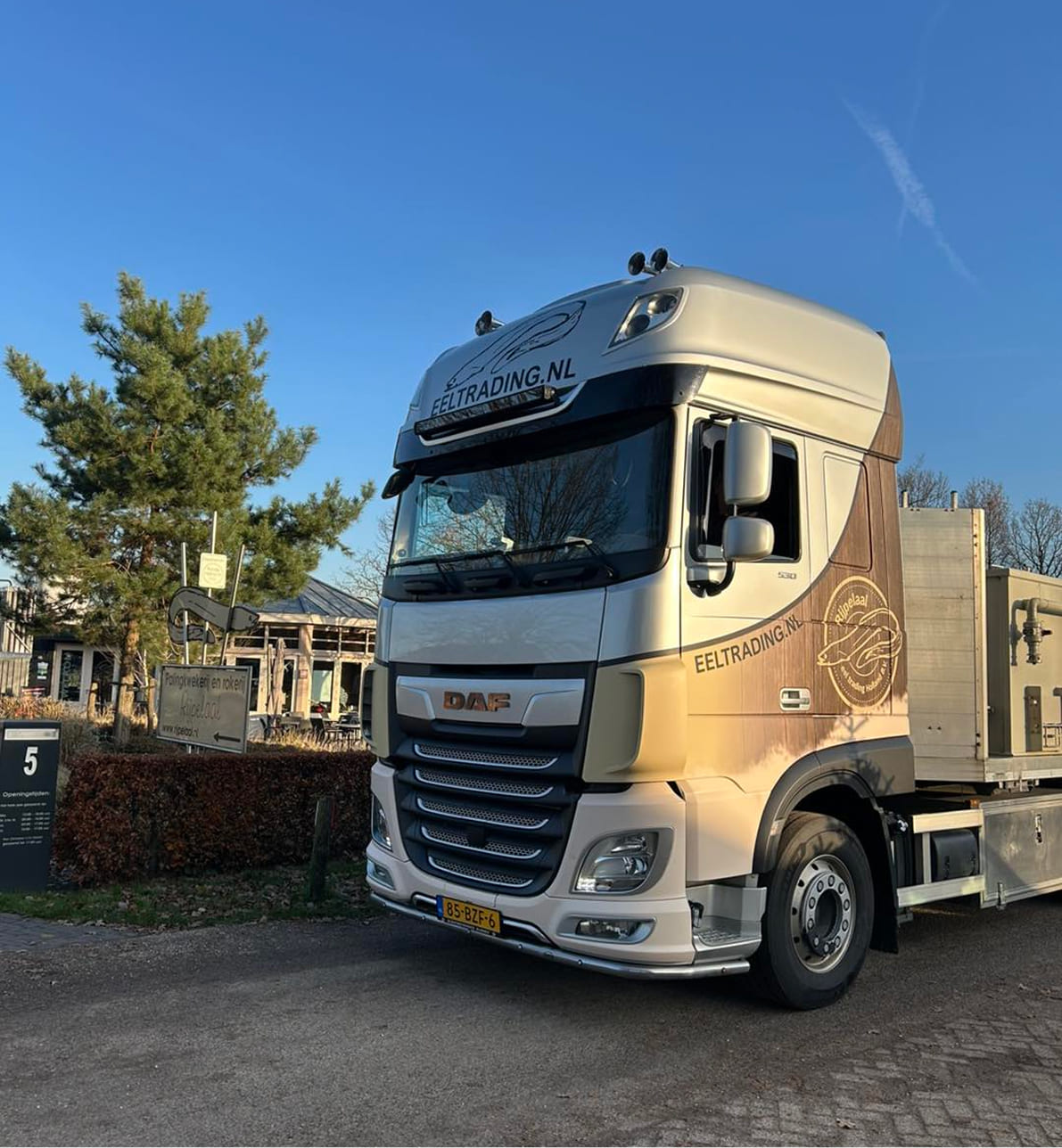 Vrachtwagen van Eel Trading Holland